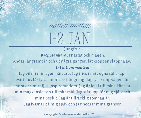 Stillhet som skapar flöde – natten mellan 1-2 jan🌟